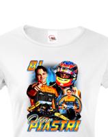 Dámské tričko s motivem závodníka F1 -  Oscar Piastri - pro milovníky motosportu