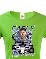 Dámské tričko s motivem závodníka F1 -  Pierre Gasly - pro milovníky motosportu