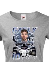 Dámské tričko s motivem závodníka F1 -  Pierre Gasly - pro milovníky motosportu