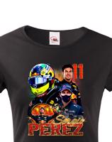 Dámské tričko s motivem závodníka F1 -  Sergio Perez - pro milovníky motosportu
