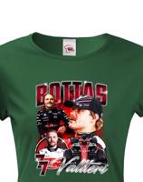 Dámské tričko s motivem závodníka F1 -  Valtteri Bottas    - pro milovníky motosportu