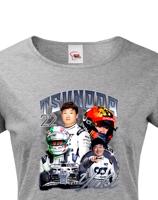 Dámske tričko s motivem závodníka F1 -  Yuki Tsunoda  - pro milovníky motosportu