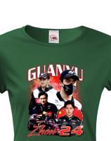 Dámské tričko s motivem závodníka F1 -  Zhou Guanyu  - pro milovníky motosportu