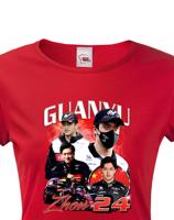 Dámské tričko s motivem závodníka F1 -  Zhou Guanyu  - pro milovníky motosportu