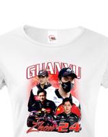 Dámské tričko s motivem závodníka F1 -  Zhou Guanyu  - pro milovníky motosportu