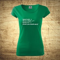 Dámske tričko s motívom Code