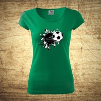 Dámske  tričko s motívom Futbal