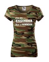 Dámske tričko s motívom I am an engineer