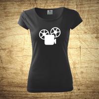 Dámske tričko s motívom Kameraman