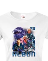 Dámské tričko s oblíbeným závodníkem F1 - Alexem Albonem - pro fanoušky motosportu