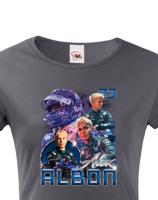 Dámské tričko s oblíbeným závodníkem F1 - Alexem Albonem - pro fanoušky motosportu