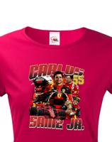 Dámské tričko s oblíbeným závodníkem F1 - Carlos Sainz - pro fanoušky motosportu