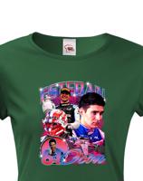 Dámské tričko s oblíbeným závodníkem F1 - Esteban Ocon - pro fanoušky motosportu