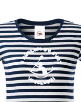 Dámské tričko S pádlem je svět veselejší - triko pro vodáky