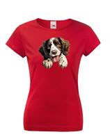 Dámské tričko s potiskem Anglický Kokršpaněl - vtipné tričko