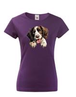 Dámské tričko s potiskem Anglický Kokršpaněl - vtipné tričko