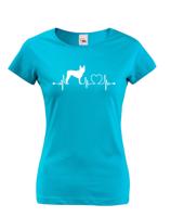 Dámské tričko s potiskem Bostonského teriéra - skvělý dárek pro milovníky psů