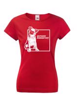 Dámské tričko s potiskem Brabantského grifonu tep - skvělý dárek pro milovníky psů
