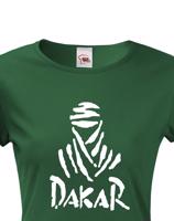Dámské tričko s potiskem Dakar - motoristické tričko s logem Dakar