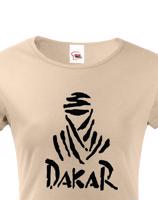 Dámské tričko s potiskem Dakar - motoristické tričko s logem Dakar