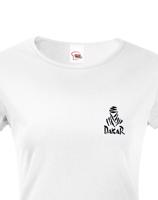 Dámské tričko s potiskem Dakar - motoristické tričko s logem Dakar