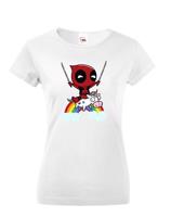 Dámské tričko s potiskem Deadpool pro fanoušky Marvelovek