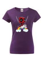 Dámské tričko s potiskem Deadpool pro fanoušky Marvelovek