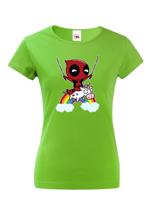 Dámské tričko s potiskem Deadpool pro fanoušky Marvelovek
