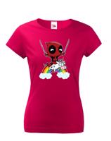Dámské tričko s potiskem Deadpool pro fanoušky Marvelovek