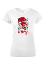 Dámské tričko s potiskem Deadpool pro fanoušky Marvelovek