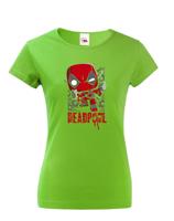 Dámské tričko s potiskem Deadpool pro fanoušky Marvelovek