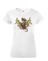 Dámské tričko s potiskem draka - tričko pro milovníky draků