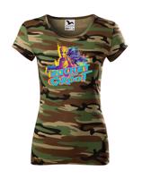 Dámské tričko s potiskem Groot a Rocket  - ideální dárek pro fanoušky Marvel