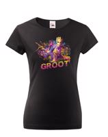 Dámské tričko s potiskem Groot - ideální dárek pro fanoušky Marvel