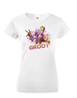 Dámské tričko s potiskem Groot - ideální dárek pro fanoušky Marvel