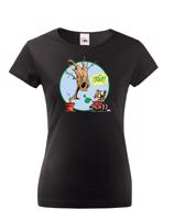 Dámské tričko s potiskem Groot - ideální dárek pro fanoušky Marvel