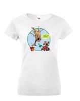 Dámské tričko s potiskem Groot - ideální dárek pro fanoušky Marvel