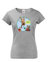 Dámské tričko s potiskem Groot - ideální dárek pro fanoušky Marvel