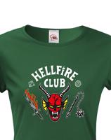 Dámské tričko s potiskem Hellfire club