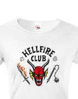 Dámské tričko s potiskem Hellfire club