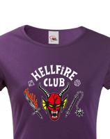 Dámské tričko s potiskem Hellfire club