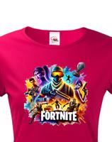 Dámské tričko s potiskem hry Fortnite - ideální pro hráčky