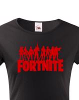 Dámské tričko s potiskem hry Fortnite - ideální pro malé hráče