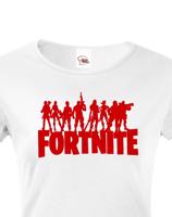 Dámské tričko s potiskem hry Fortnite - ideální pro malé hráče