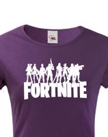Dámské tričko s potiskem hry Fortnite - ideální pro malé hráče