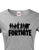 Dámské tričko s potiskem hry Fortnite - ideální pro malé hráče