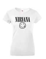 Dámské tričko s potiskem hudební skupiny Nirvana - tričko pro fanoušky Nirvana