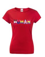 Dámské tričko s potiskem Human - LGBT pánské tričko