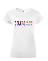 Dámské tričko s potiskem Human - LGBT pánské tričko