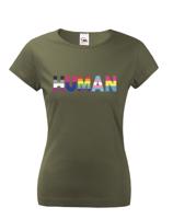Dámské tričko s potiskem Human - LGBT pánské tričko